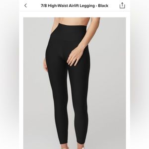 ALO Airlift 7/8 Leggings Black - NWT